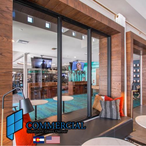 commercial storefront glass denver window door replacement 75