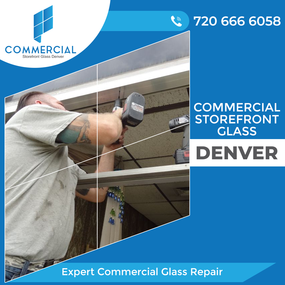 Glass Replacement Installation Commercial Glass windows doors Denver